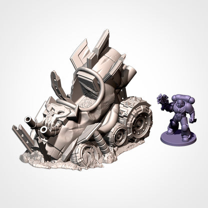 Destroyed Orc Buggies