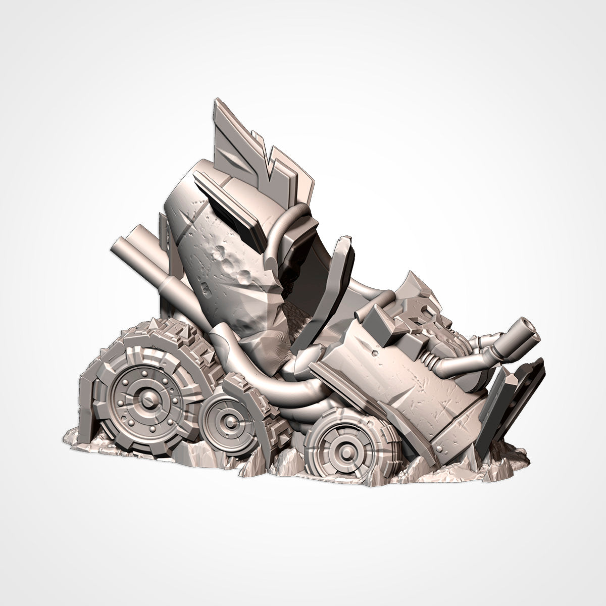 Destroyed Orc Buggies