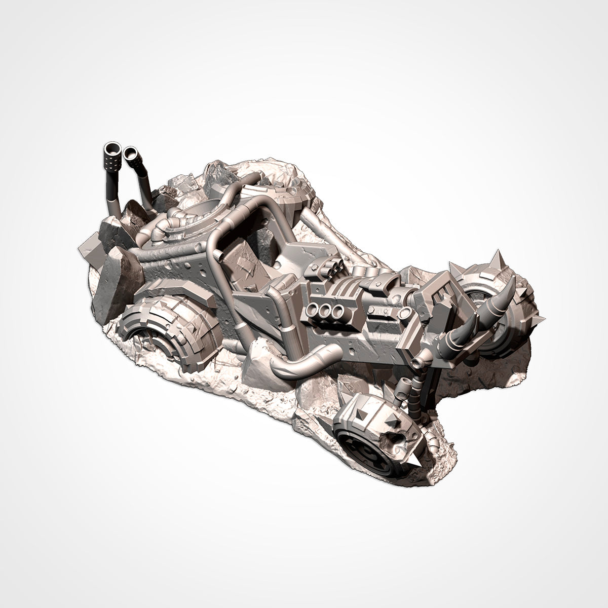 Destroyed Orc Buggies