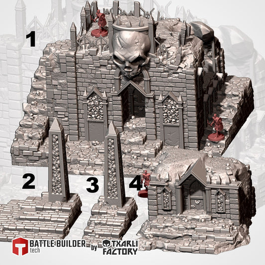 Cursed Mausoleum Ruined Necropolis Set