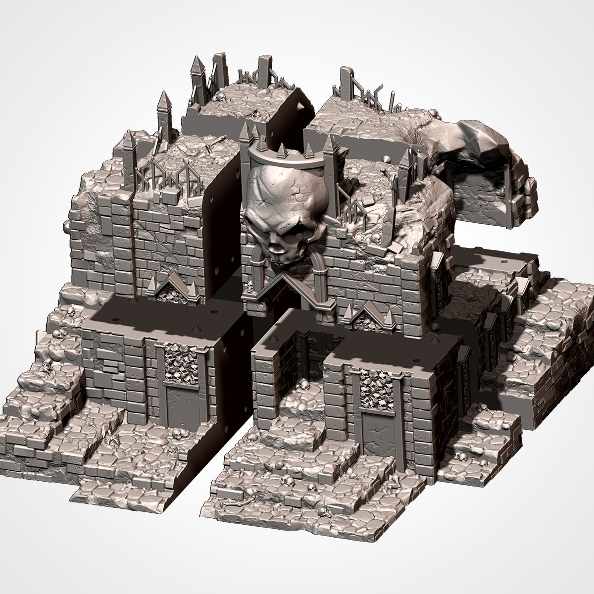Cursed Mausoleum Ruined Necropolis Set