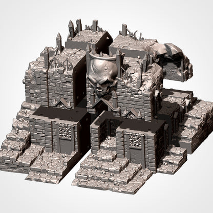 Cursed Mausoleum Ruined Necropolis Set