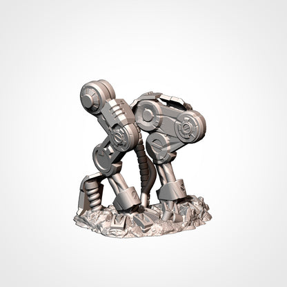Walker 2: alternate angle, walker legs and hip joints left standing (Txarli Factory render).