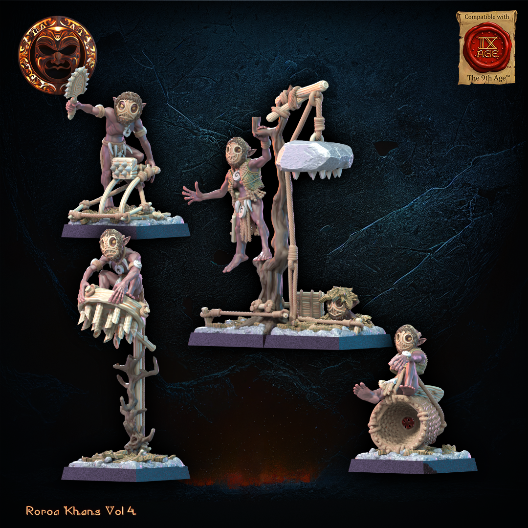 Yarablin Trapper Unit | Roroa Khans | Lost Kingdom Miniatures
