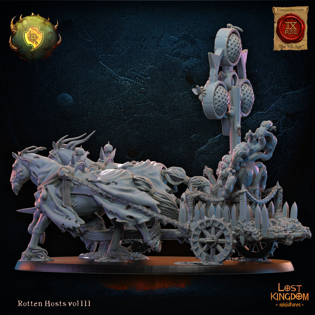 Rotten Hosts Shrine Wagon | Rotten Hosts | Lost Kingdom Miniatures