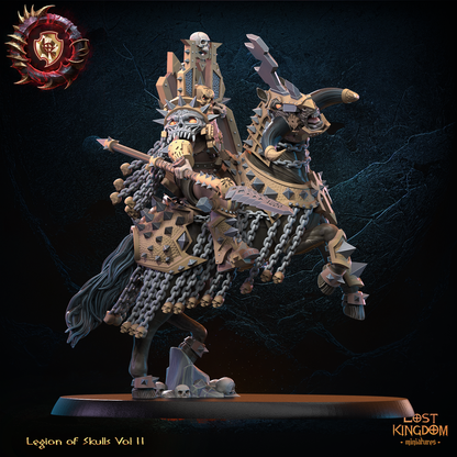 Vorr, Skull Knight Champion | Legion of Skulls | Lost Kingdom Miniatures
