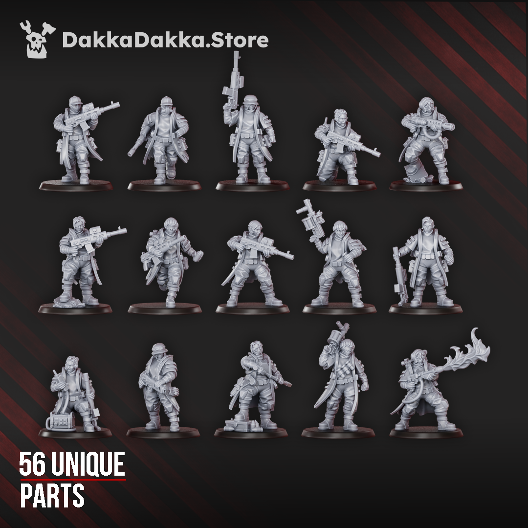 Bits - The Alcat Rats Infantry Squad