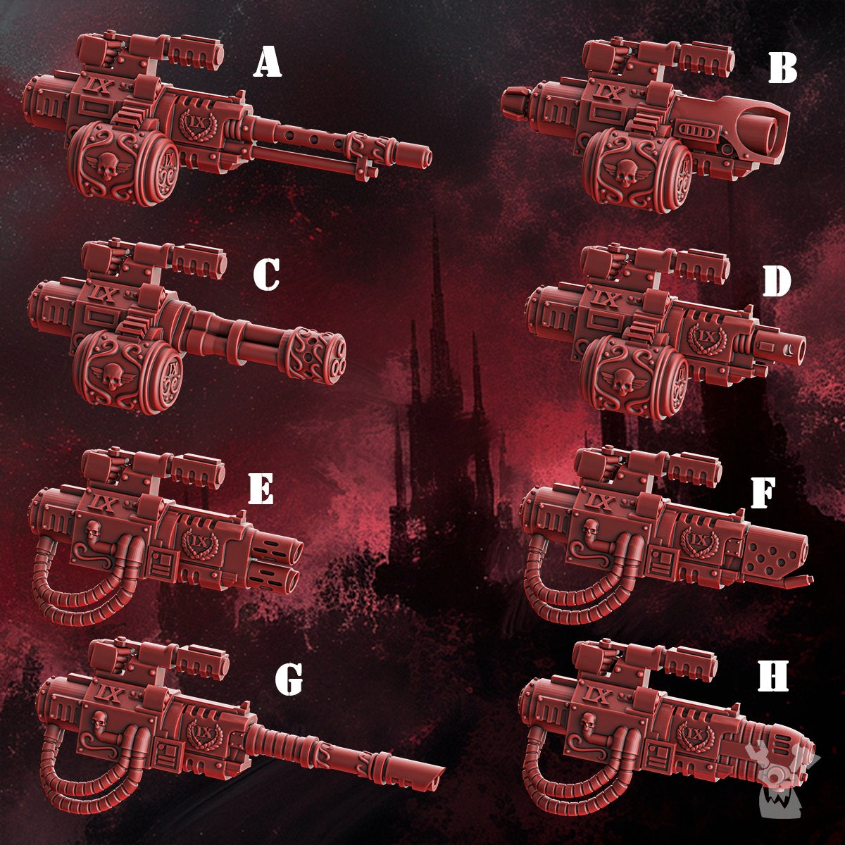 Bits - Ancient Era Heavy Weapons Pack | Crimson Wings | Dakka Dakka