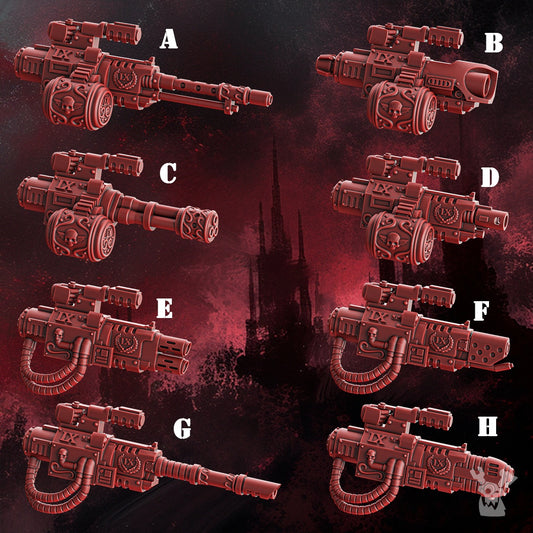Bits - Ancient Era Heavy Weapons Pack | Crimson Wings | Dakka Dakka