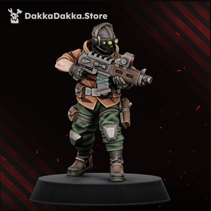 Alcat Rats Veterans Brigade painted trooper reloading
