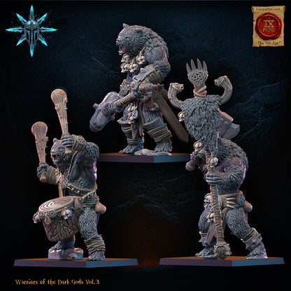 Werebears - Command Group | Warriors of the Dark Gods | Lost Kingdom Miniatures