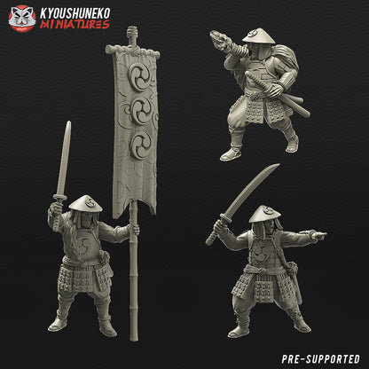 Feudal Japanese Late Sengoku Ashigaru (Defending)