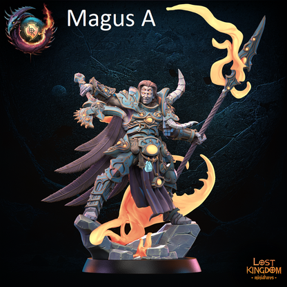 Chaos Lord / Magus | Several Model Variants | Transfiguration Forces | Lost Kingdom Miniatures | Kings of War | Tabletop