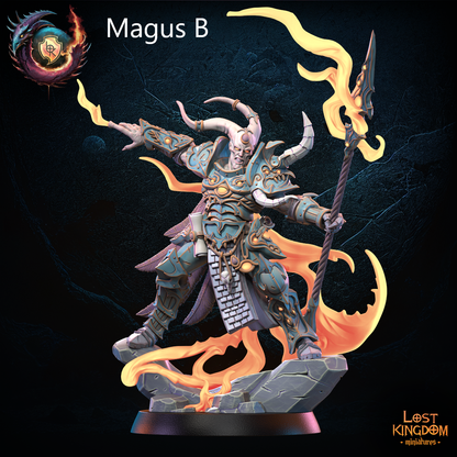 Chaos Lord / Magus | Several Model Variants | Transfiguration Forces | Lost Kingdom Miniatures | Kings of War | Tabletop