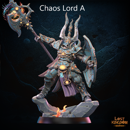 Chaos Lord / Magus | Several Model Variants | Transfiguration Forces | Lost Kingdom Miniatures | Kings of War | Tabletop