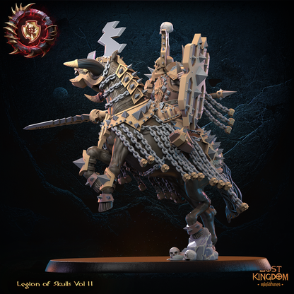 Vorr, Skull Knight Champion | Legion of Skulls | Lost Kingdom Miniatures