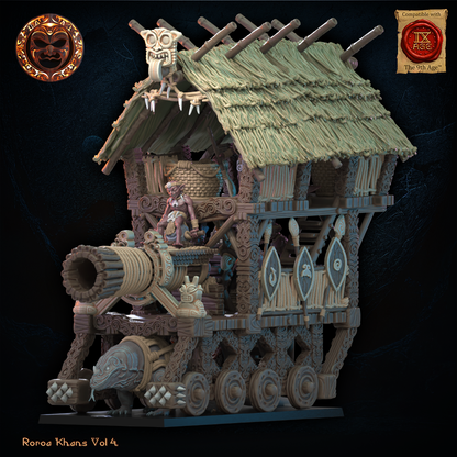 Yarablin Cannon Tower | Roroa Khans | Lost Kingdom Miniatures