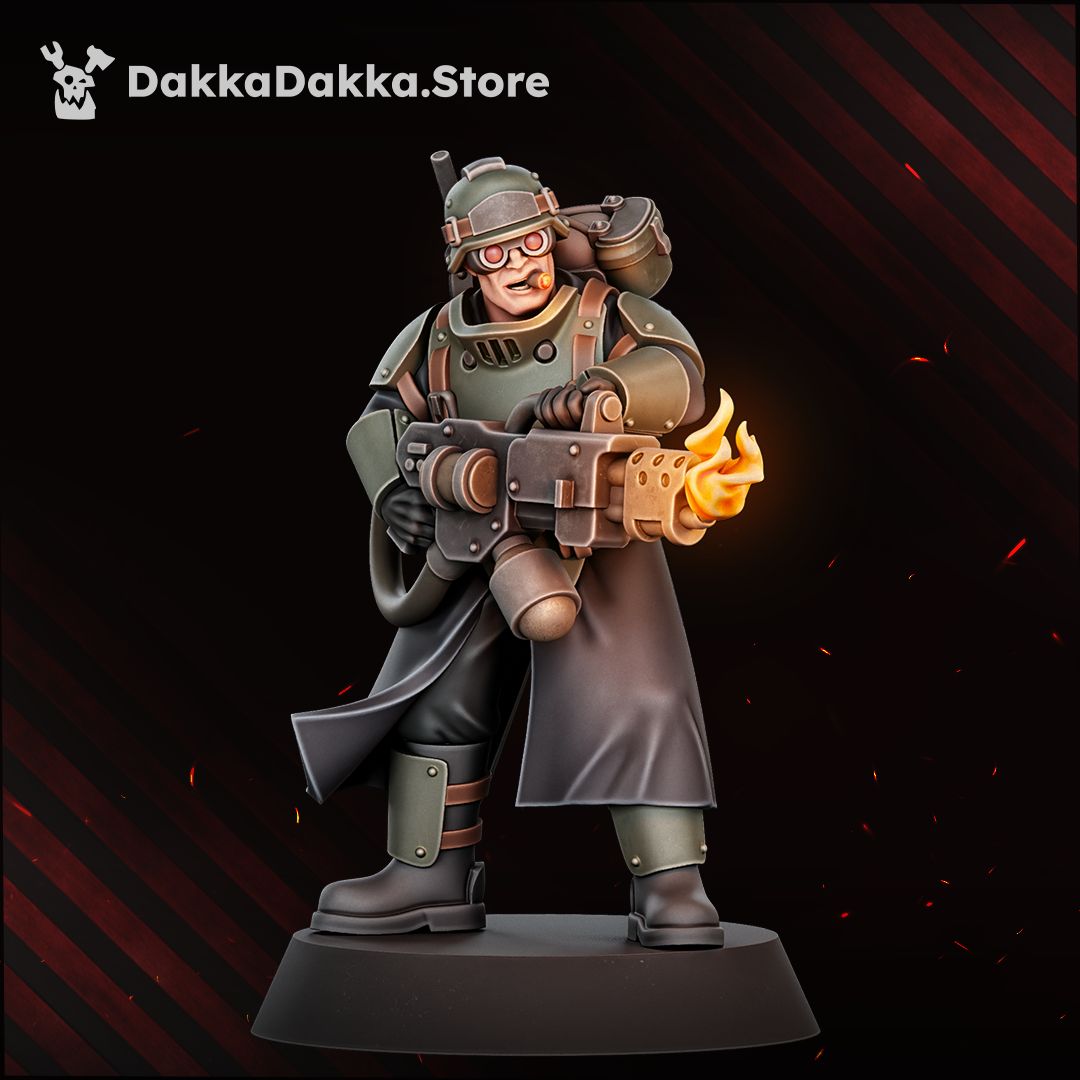 Doomsday Corps of Engineers painted trooper advancing