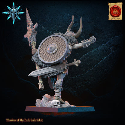 Female Barbarian Chief | Warriors of the Dark Gods | Lost Kingdom Miniatures