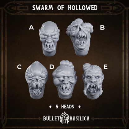 Swarm of Hollowed Body & Head | Temple of the Dead God |  Bullet Basilica