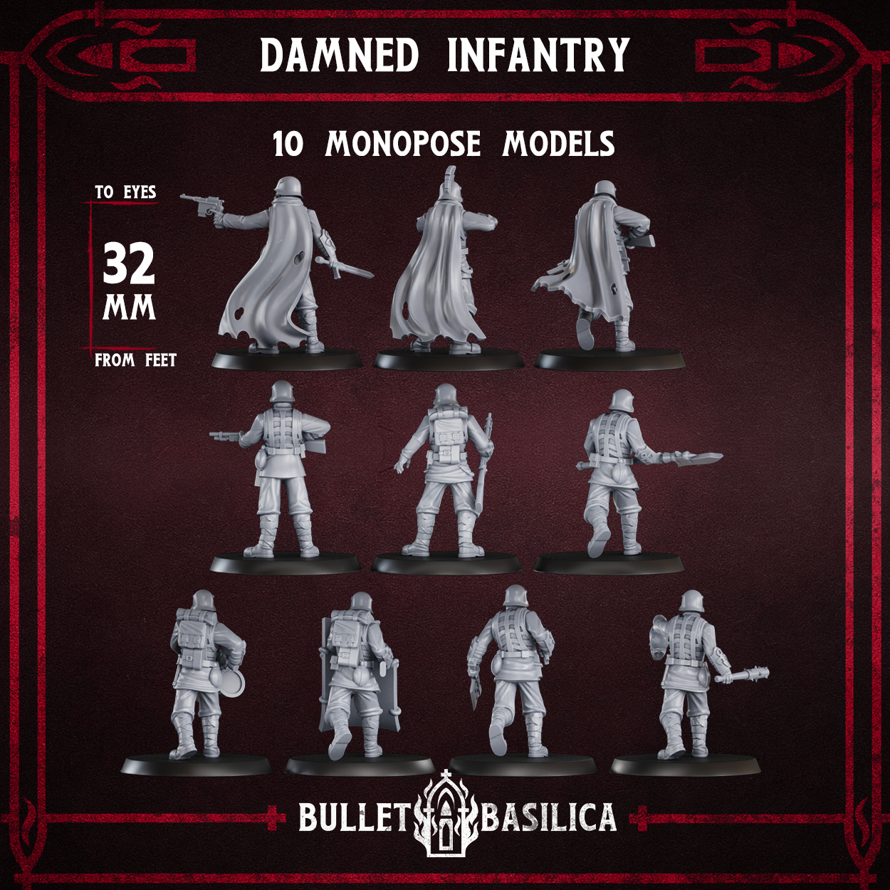 Damned Infantry Squad | Disciple of Tet’o | Bullet Basilica