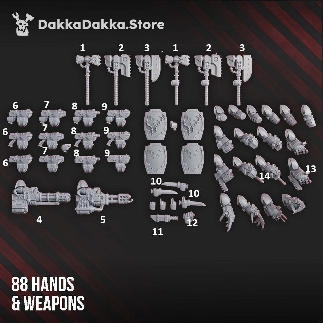 Bits - Ignisaurus Clan Destroyers