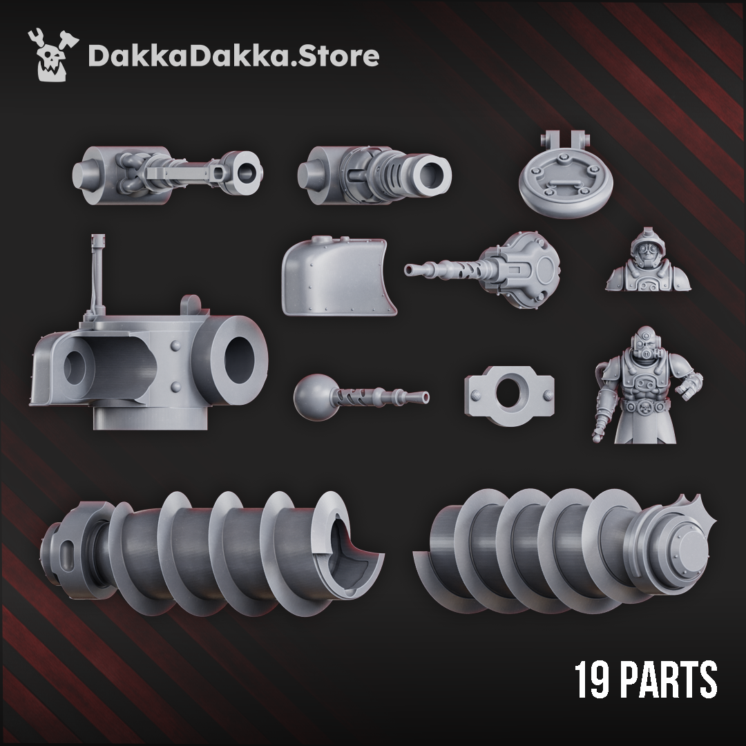 Hovercraft Tank Solpuga D-10  | Pluto's Mechanized Legion | Dakka Dakka