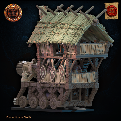Yarablin Cannon Tower | Roroa Khans | Lost Kingdom Miniatures