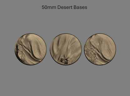 Bits - Araby Bases | Tales of the Desert Clans | Round Bases | The Printing Goes Ever On