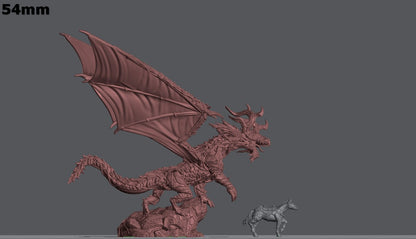 Forest Dragon (Gaelic Wood Elves) | Monster | Resin 3D Printed Miniature | DND | Kyoushuneko