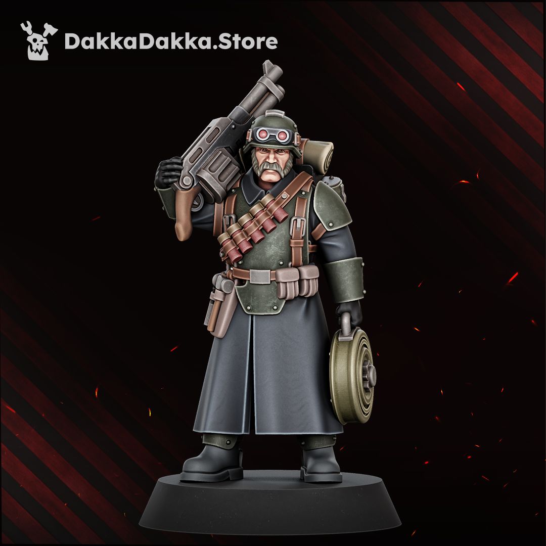 Doomsday Corps of Engineers painted trooper standing