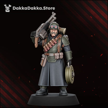 Doomsday Corps of Engineers painted trooper standing