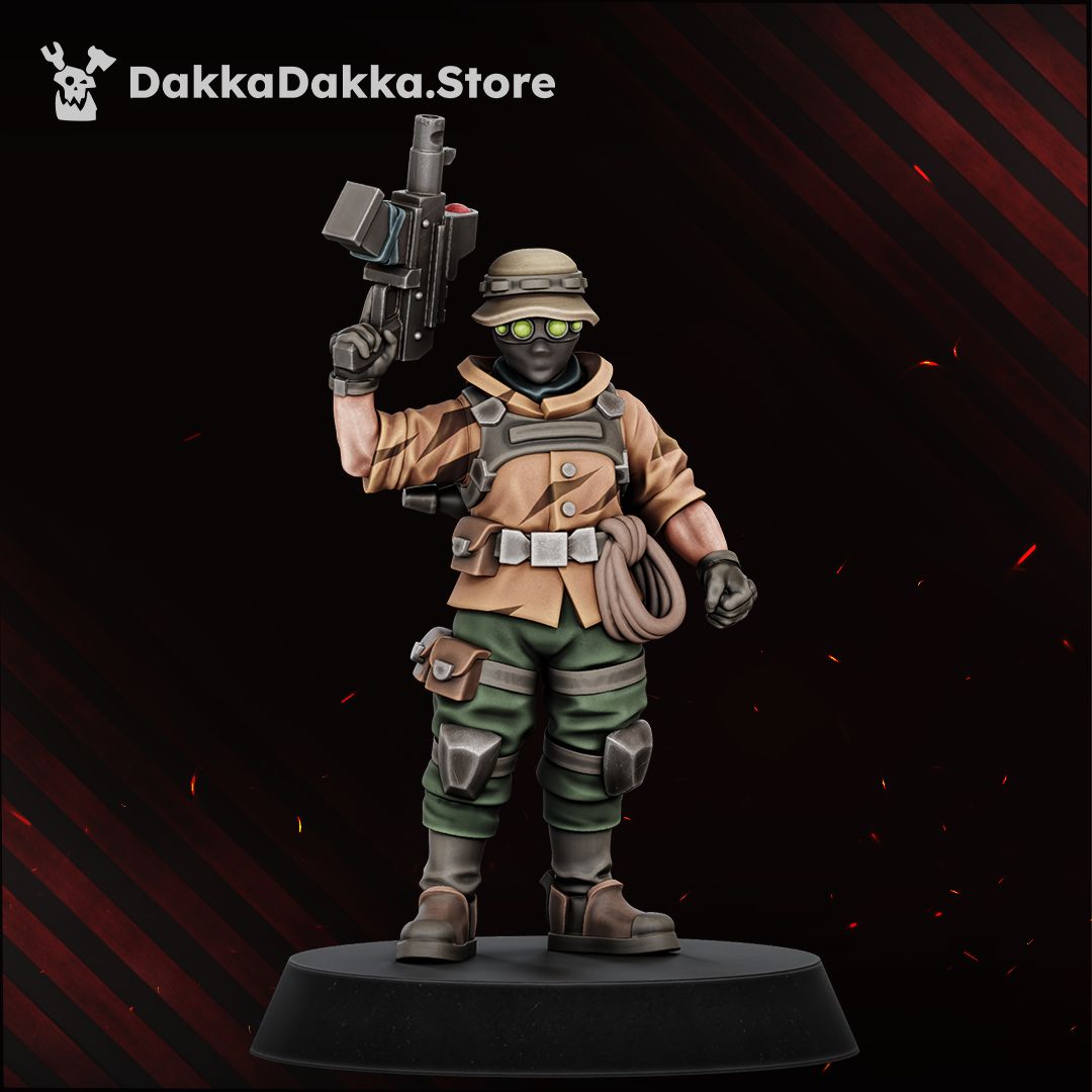 Alcat Rats Veterans Brigade painted trooper firing
