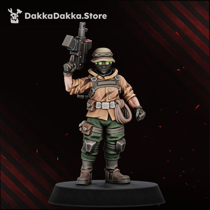 Alcat Rats Veterans Brigade painted trooper firing