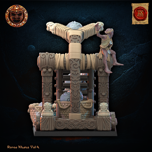 Yarablin Catapult | Roroa Khans | Lost Kingdom Miniatures
