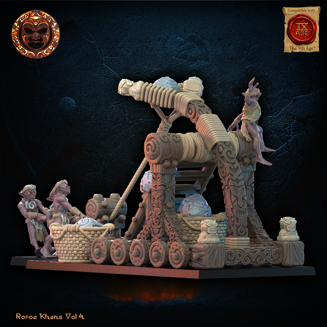 Yarablin Catapult | Roroa Khans | Lost Kingdom Miniatures