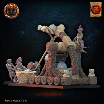 Yarablin Catapult | Roroa Khans | Lost Kingdom Miniatures