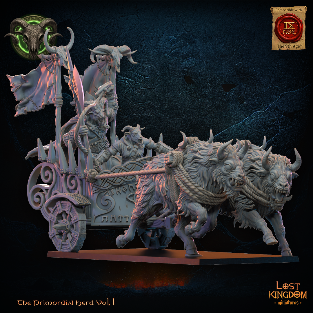 Aitzgor, Wildhorn Chieftain on Chariot