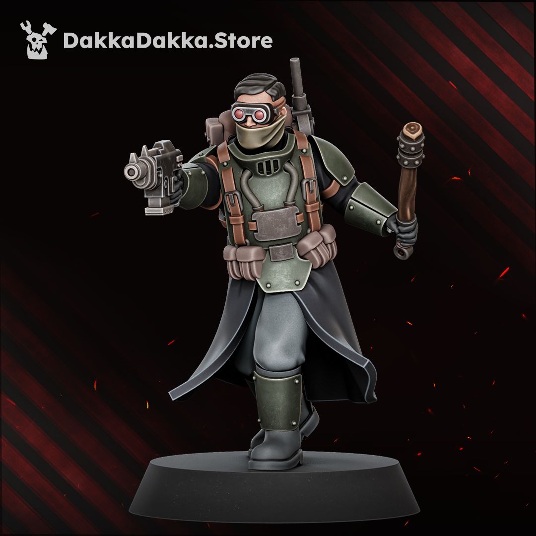 Doomsday Corps of Engineers painted trooper firing