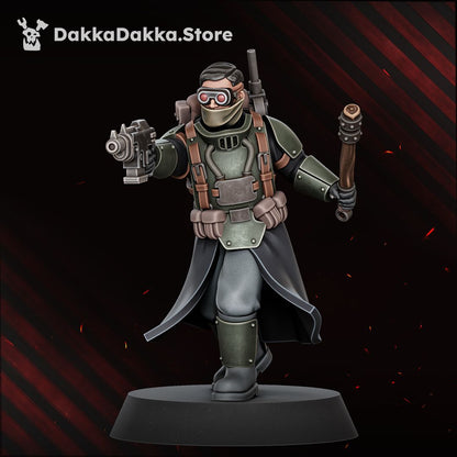 Doomsday Corps of Engineers painted trooper firing