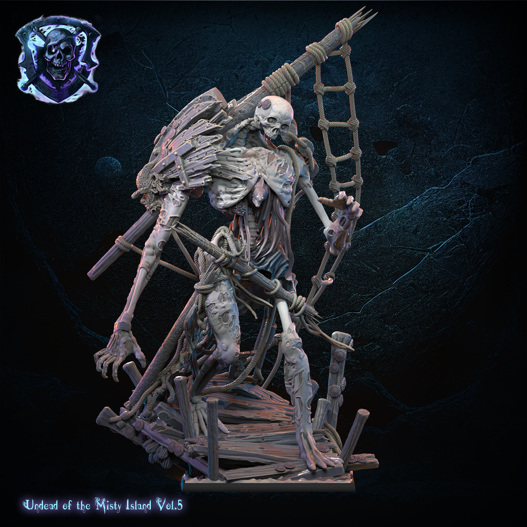 Skeletal Pirate Giant | Undead of Misty Island | Lost Kingdom Miniatures