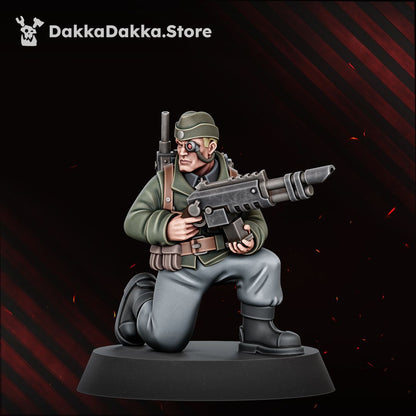 Doomsday Veterans Brigade painted trooper aiming
