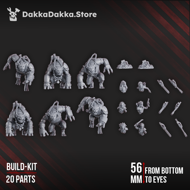 Bits - Mar-Duk Tribe Riders / Furybeasts | Midnight Sun Covenant | Dakka Dakka