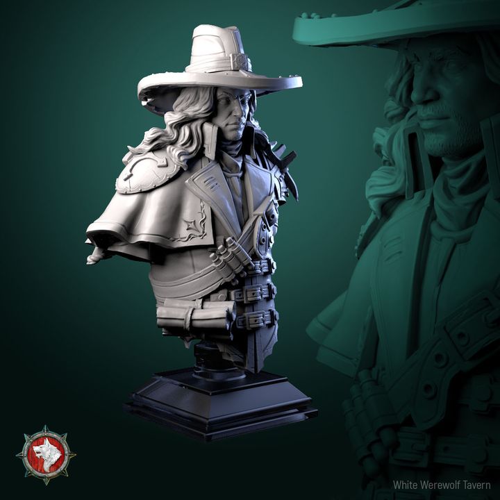 Vampire Hunter Gabriel - Bust | White Werewolf Tavern