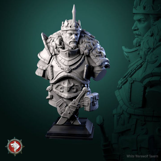 King Eonkar - Bust | Iron King | White Werewolf Tavern