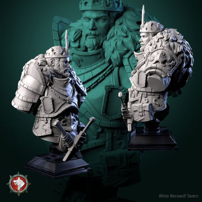 King Eonkar - Bust | Iron King | White Werewolf Tavern