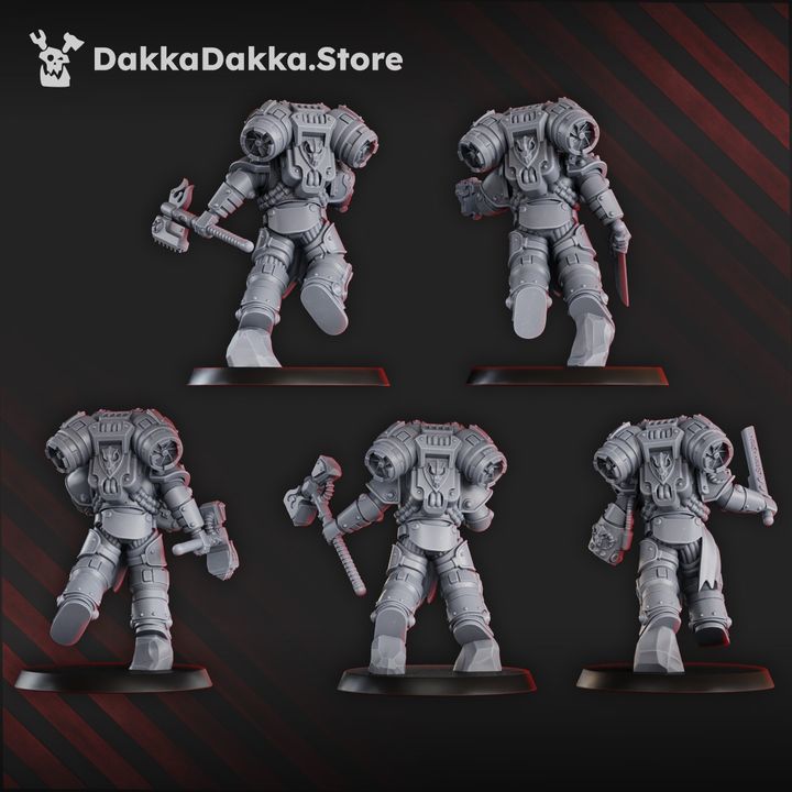 Ignisaurus Clan Warriors Storm Squad with Jetpacks | Space Knights  | Dakka Dakka