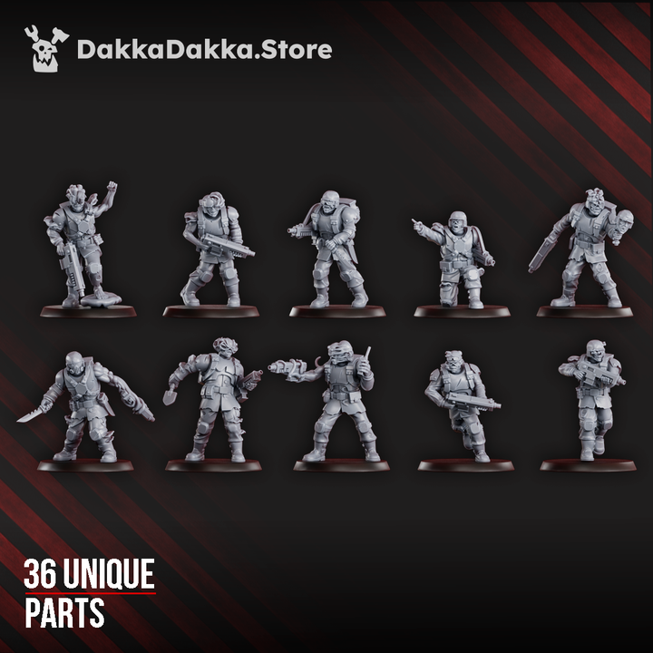 Bits - Diseased Planetary Guard | Agglomerate of Sector Gribabos | Dakka Dakka