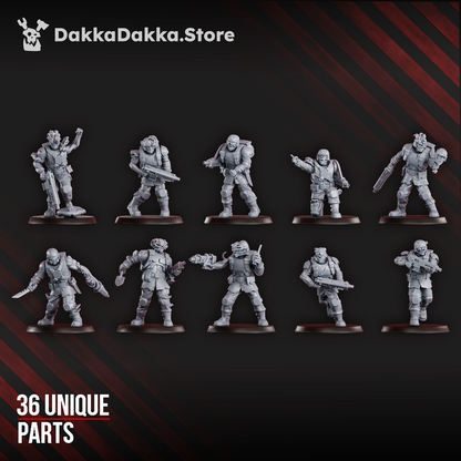 Bits - Diseased Planetary Guard | Agglomerate of Sector Gribabos | Dakka Dakka