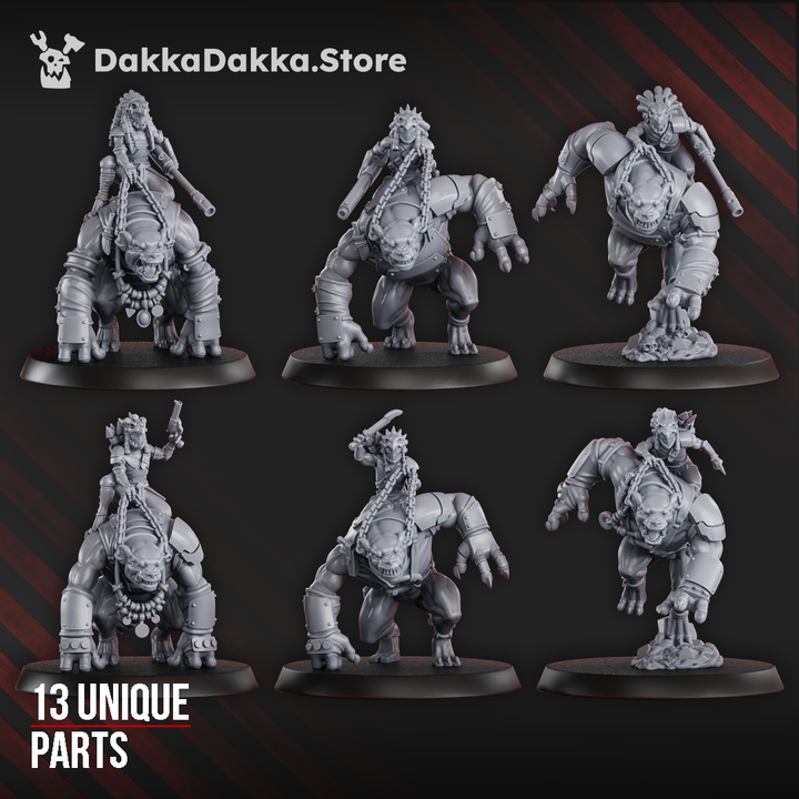 Bits - Mar-Duk Tribe Riders / Furybeasts | Midnight Sun Covenant | Dakka Dakka